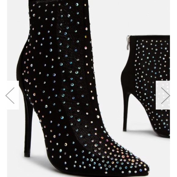 💥NEW💥 Rhinestone Pointy Toe Booties!🔥 - Picture 2 of 7